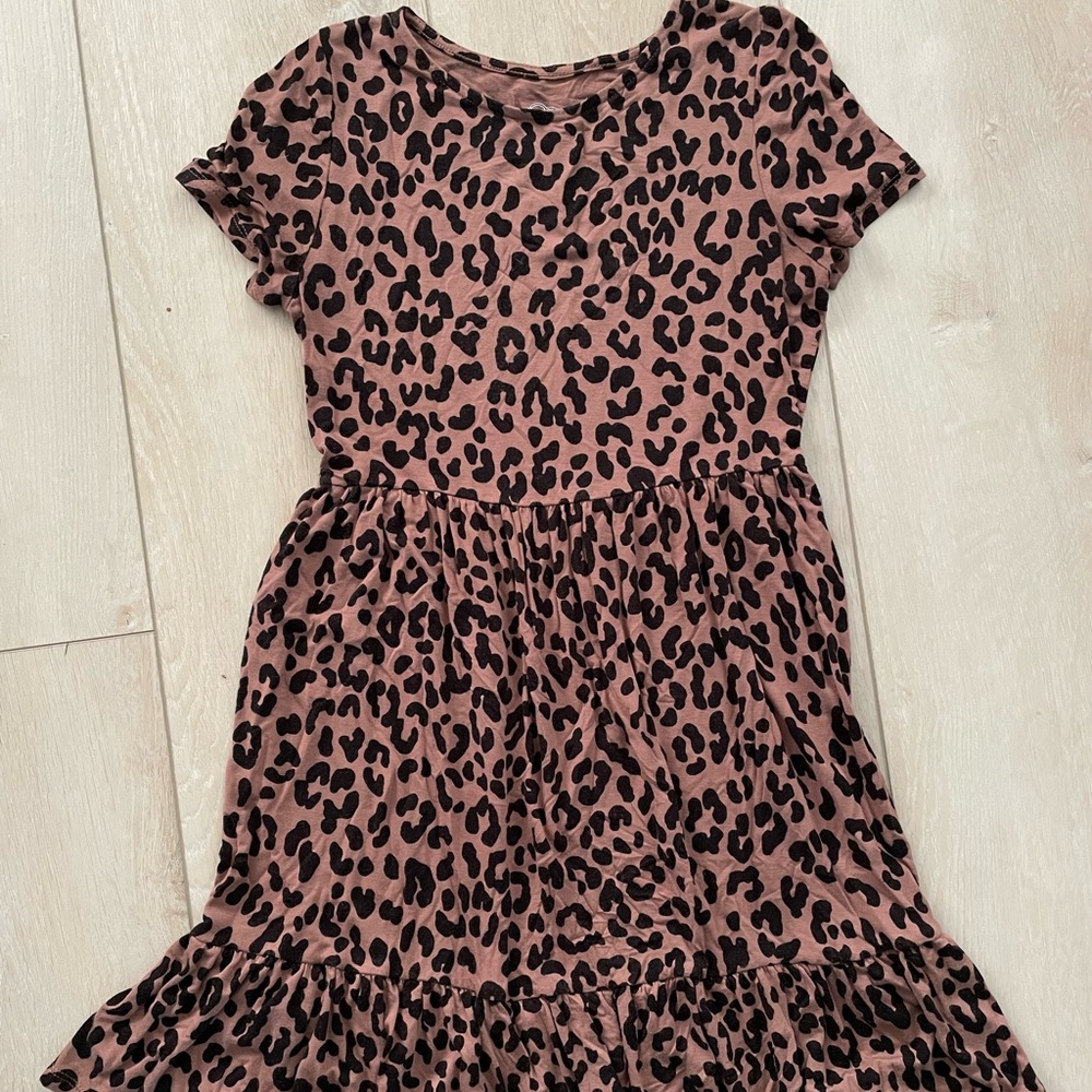Brown Cheetah Print Dress